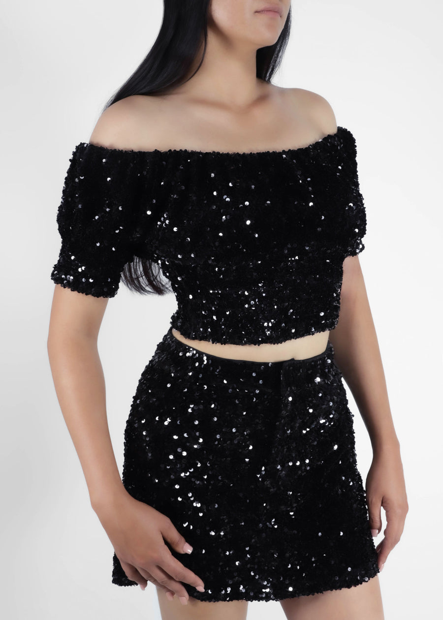 COUT DE LA LIBERTE Top crop de escote recto CDL-W043785
