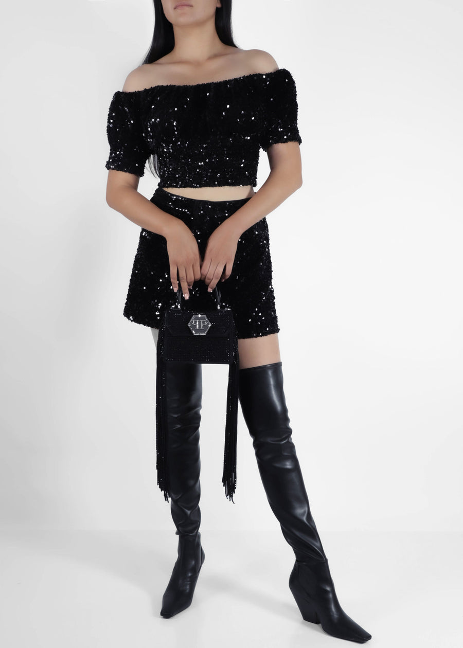 COUT DE LA LIBERTE Top crop de escote recto CDL-W043785