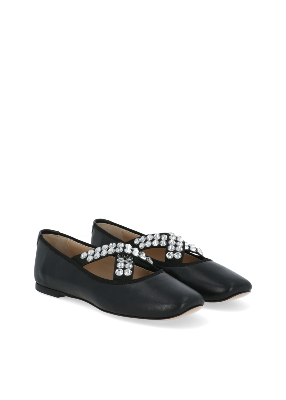 Casadei Flats con detalles de cristal  CSD-1A259