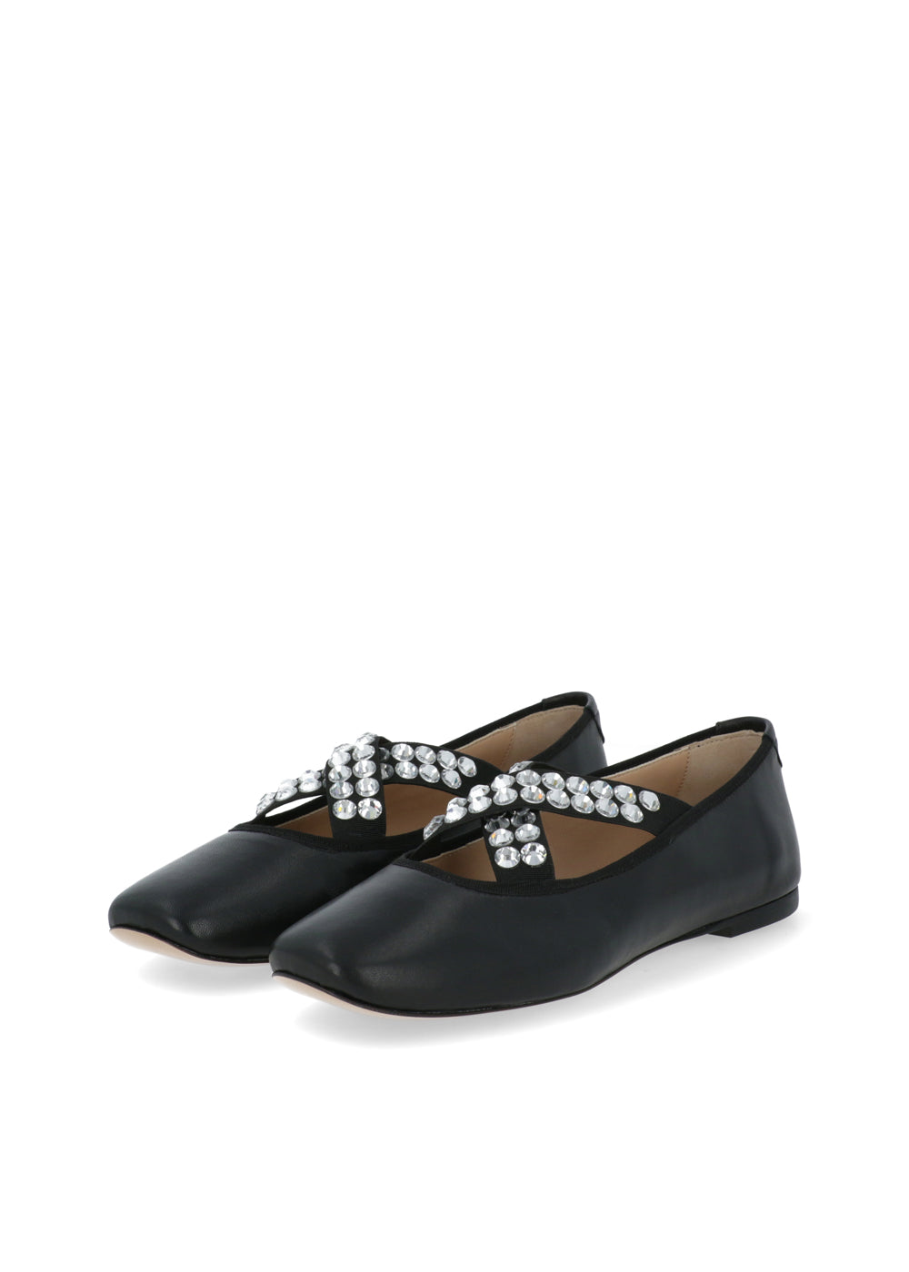 Casadei Flats con detalles de cristal  CSD-1A259