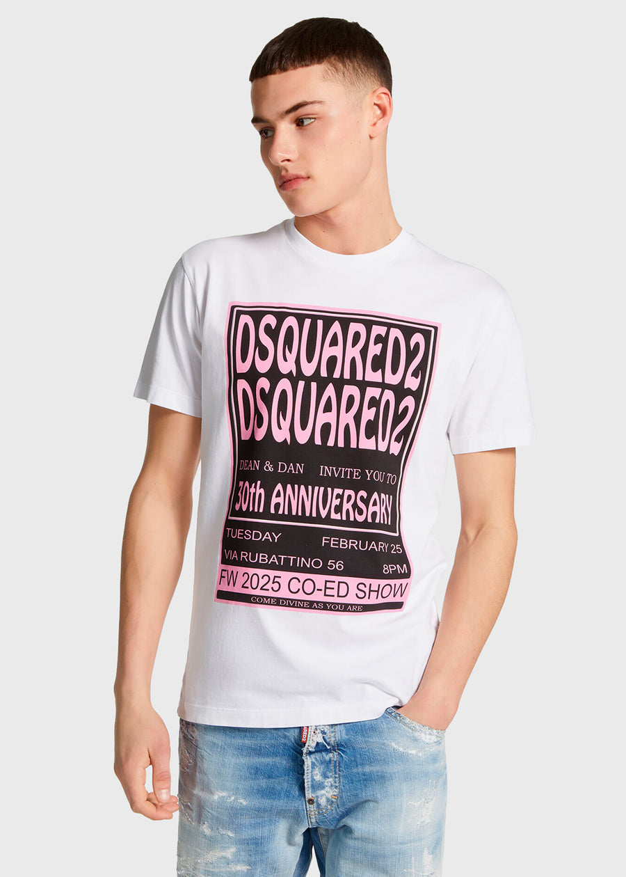 Dsquared2 T-shirt 30th aniversario  DSQ-71GD1582