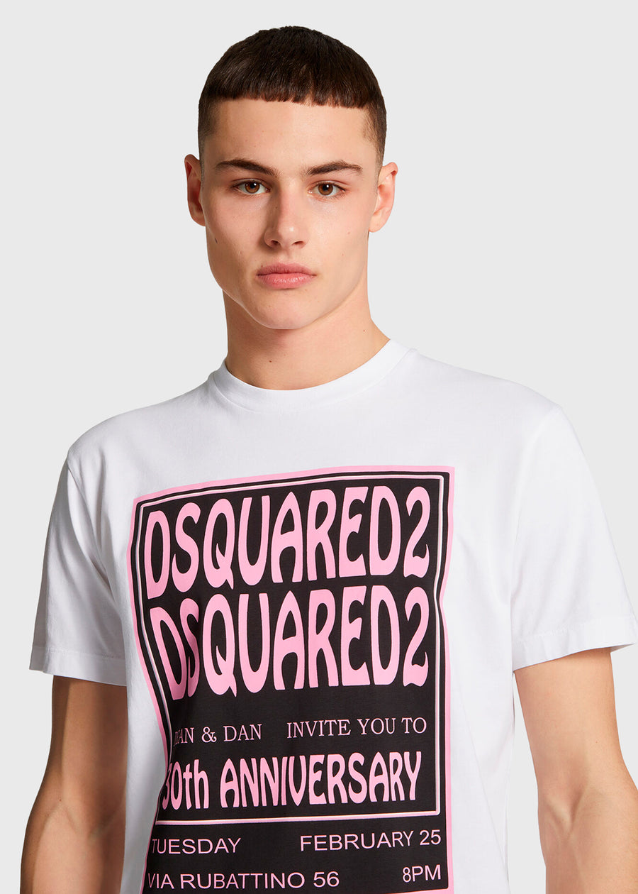 Dsquared2 T-shirt 30th aniversario  DSQ-71GD1582