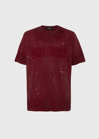 Dsquared2 T-Shirt desgastada DSQ-74GD1303