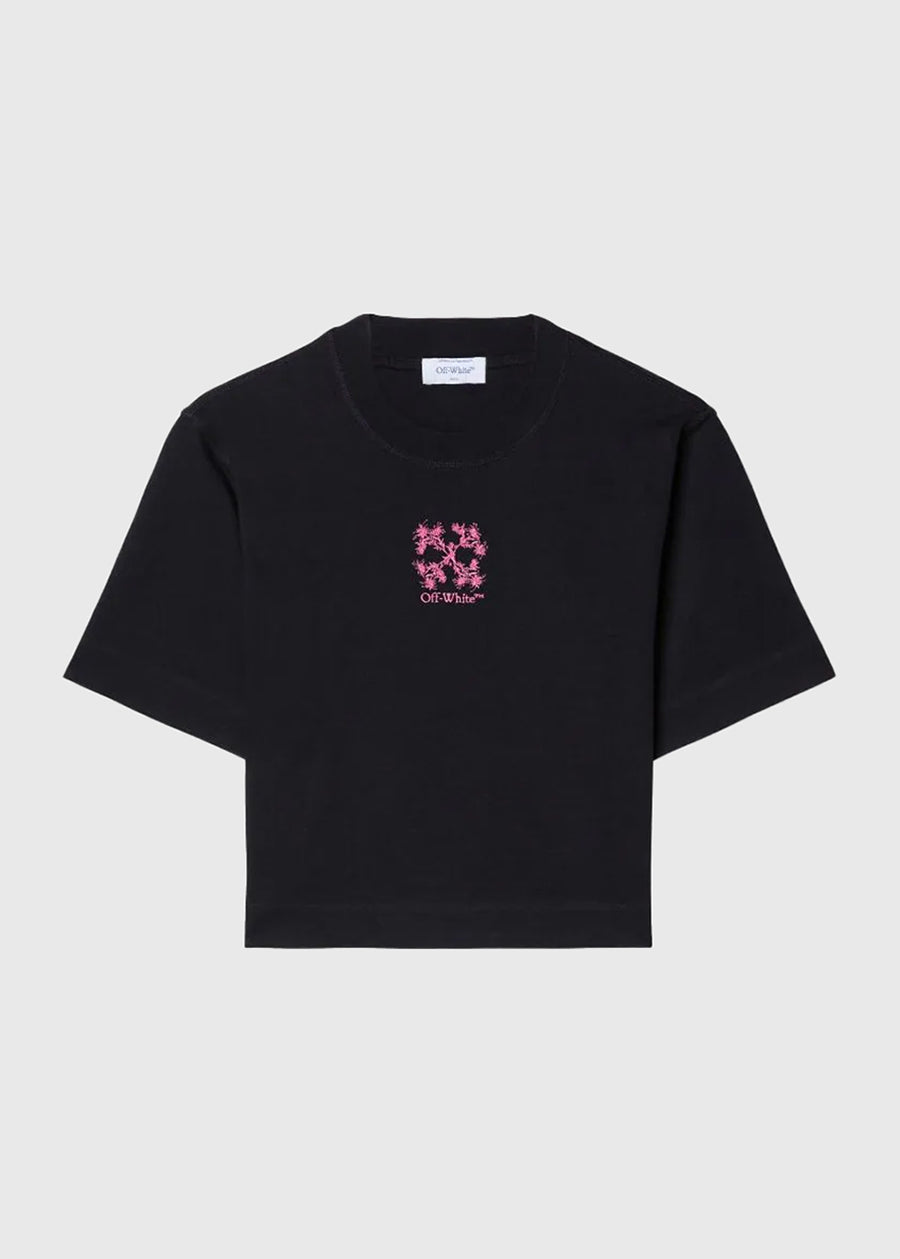 Off-White T-Shirt con parche bordado  FFW-OWAA090F