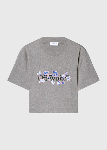 Off-White T-Shirt con parche bordado  FFW-OWAA090F