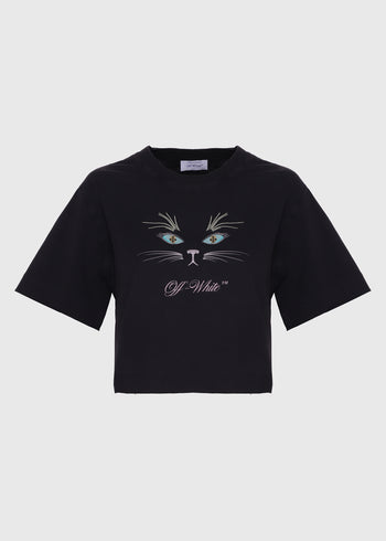 Off-White T-Shirt con parche bordado  FFW-OWAA090F