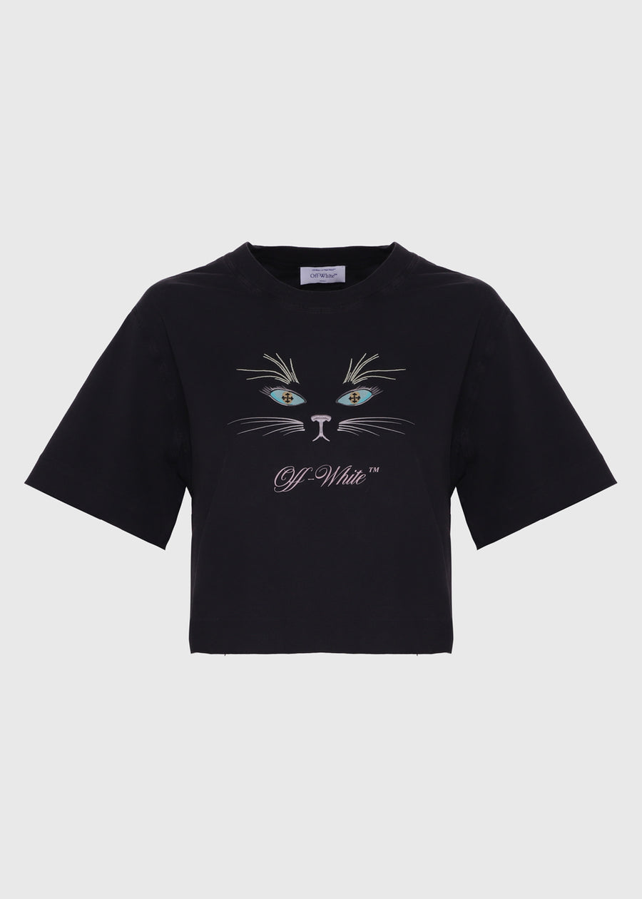 Off-White T-Shirt con parche bordado  FFW-OWAA090F