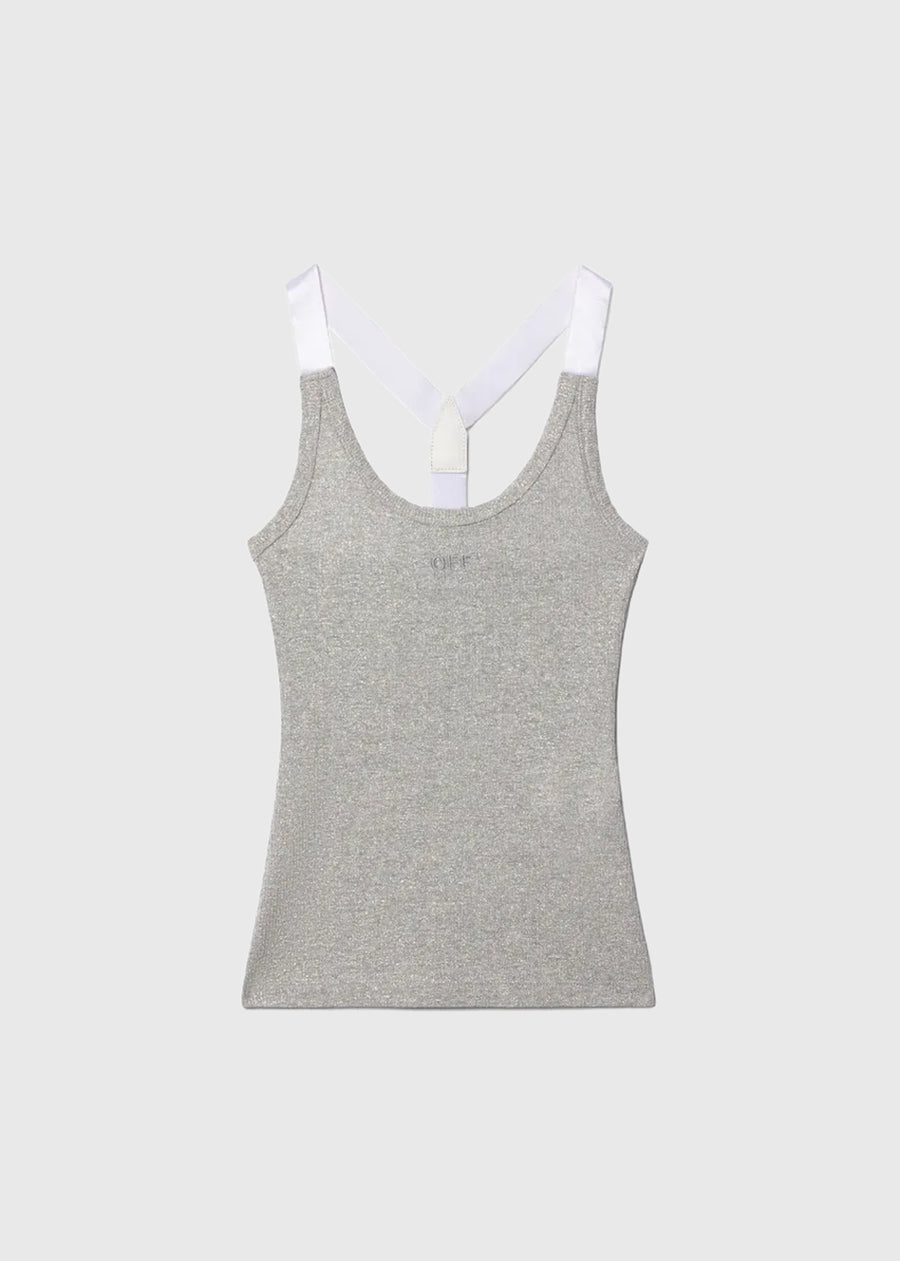 Off-White Tank Top Lurex  FFW-OWAD25SS
