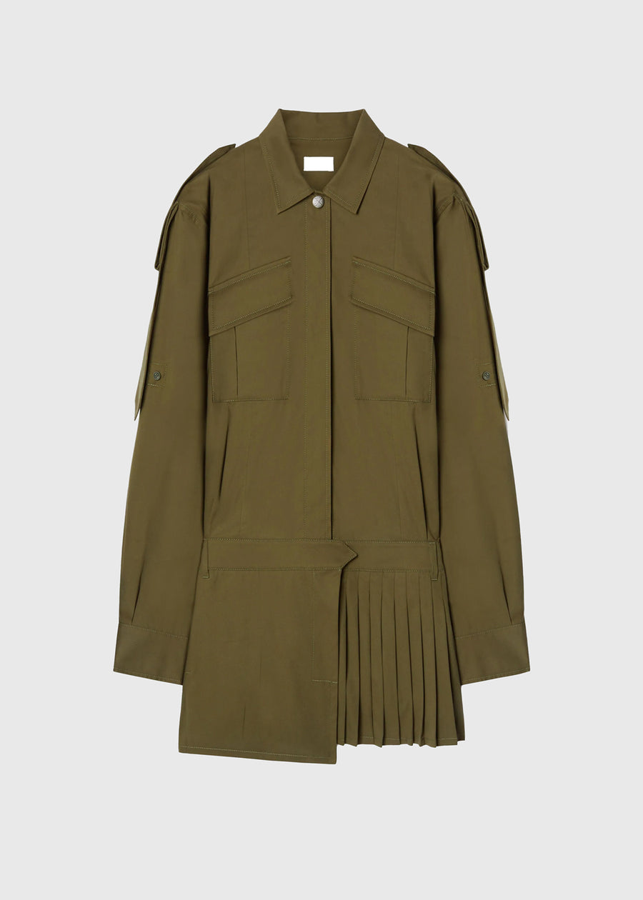 Off-White Vestido corto asimétrico slim fit FFW-OWDG00AS