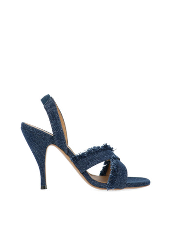 Off-White Sandalia Alta denim FFW-OWIH056S