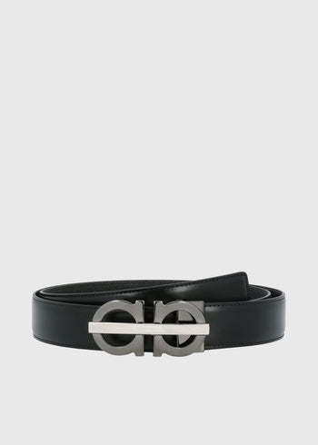 Ferragamo Cinturón doble Gancini FRG-670632