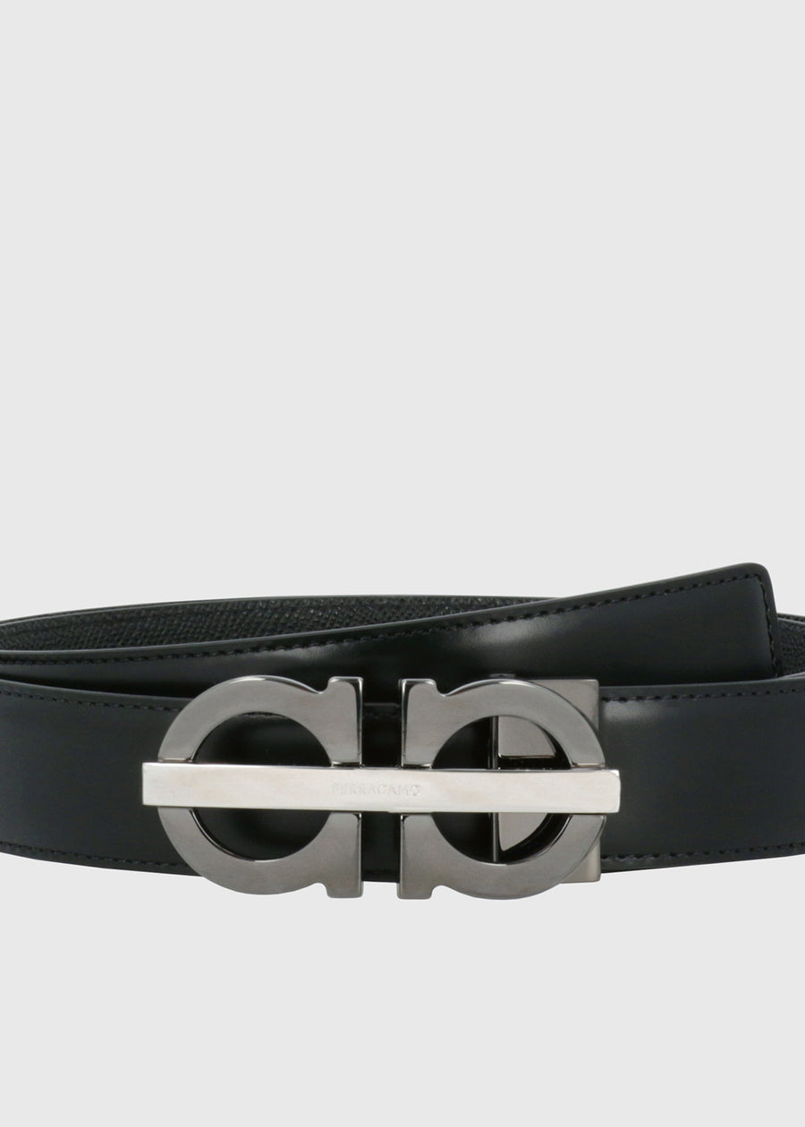 Ferragamo Cinturón doble Gancini FRG-670632