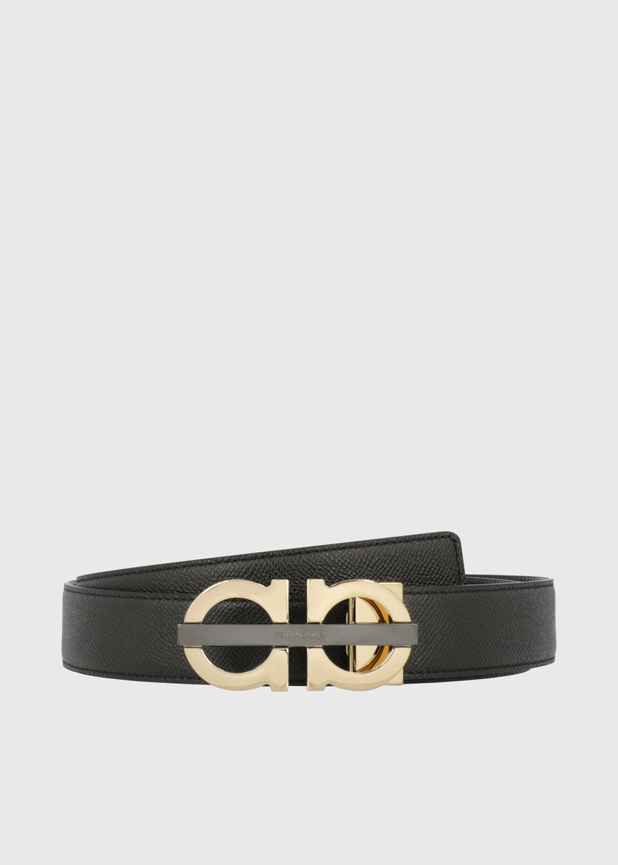 Ferragamo Cinturón doble Gancini FRG-670632
