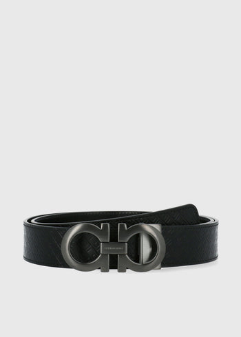 Ferragamo cinturón con hebilla Gancini FRG-675542