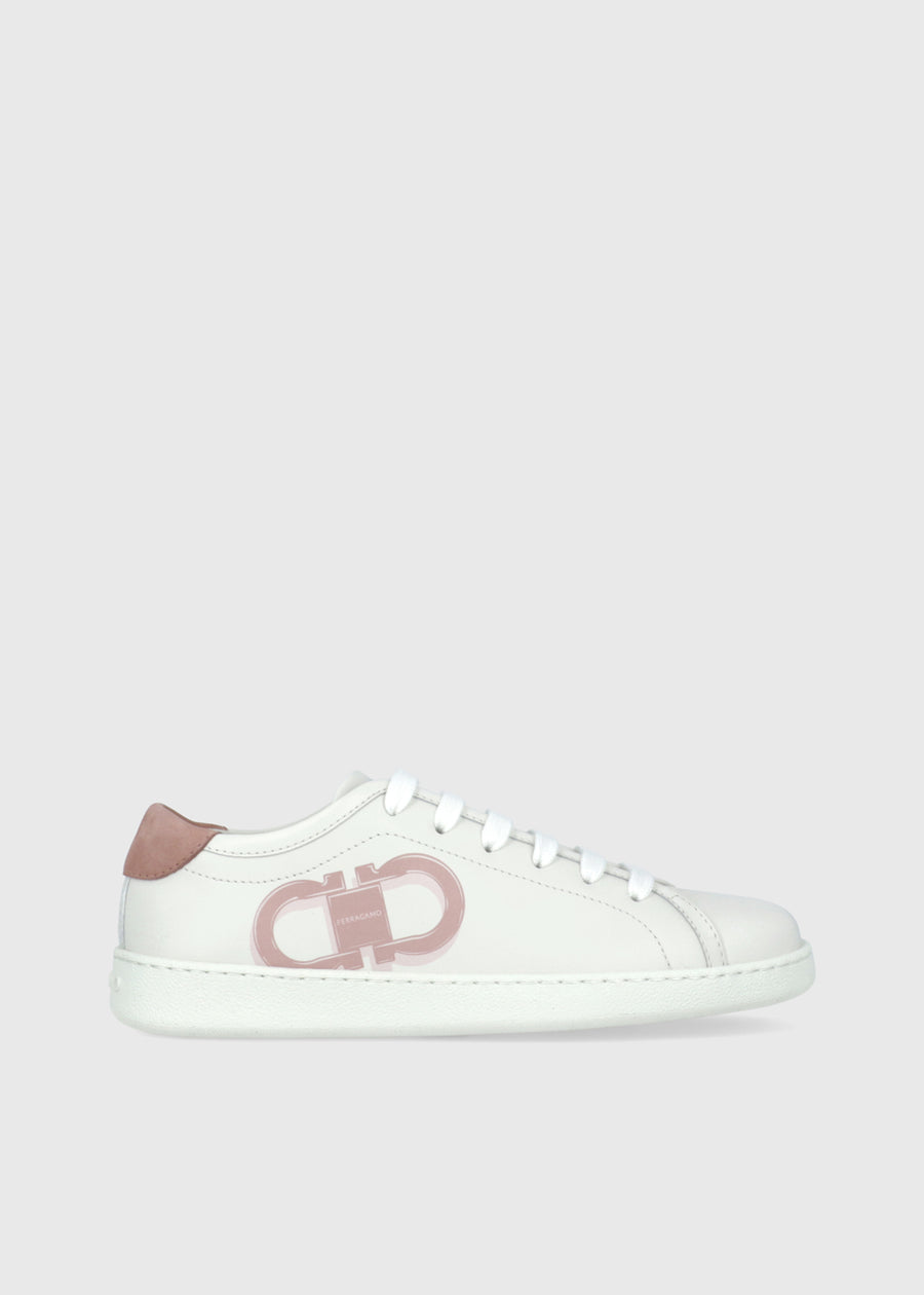 Ferragamo Sneakers doble Gancini FRG-BRANDY1