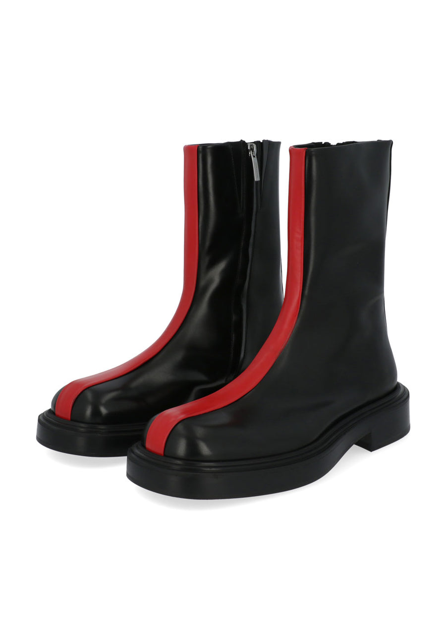 Ferragamo Botas con inserción a contraste  FRG-FLORENTI