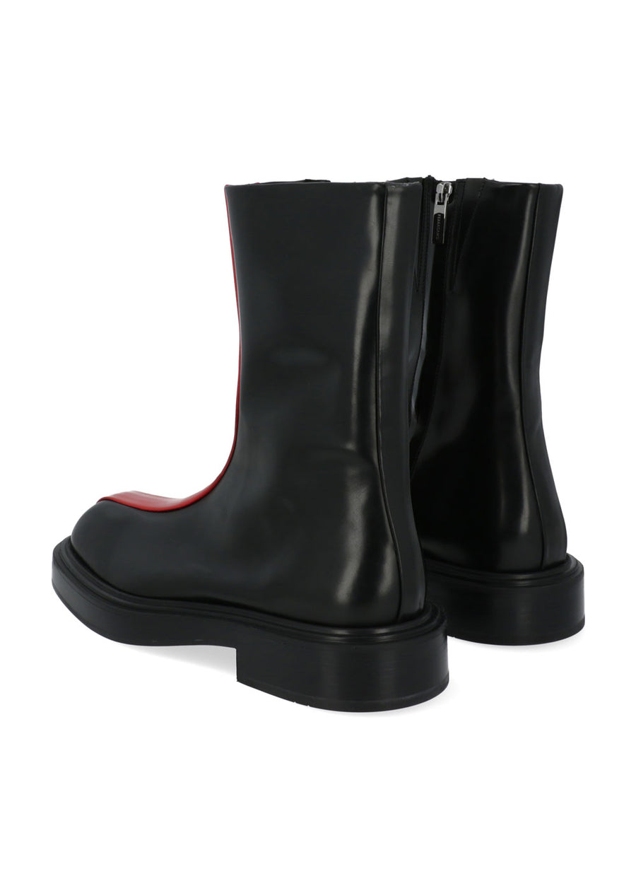 Ferragamo Botas con inserción a contraste  FRG-FLORENTI