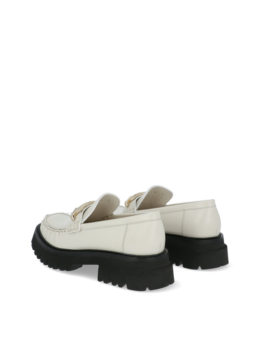 Ferragamo Mocasines con joya Gancini  FRG-INGRID