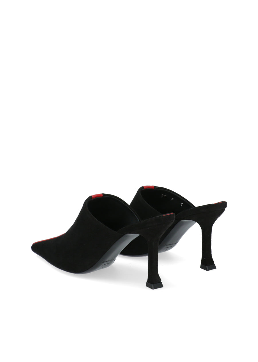 Ferragamo Mules con inserción gráfica FRG-SOPHYE