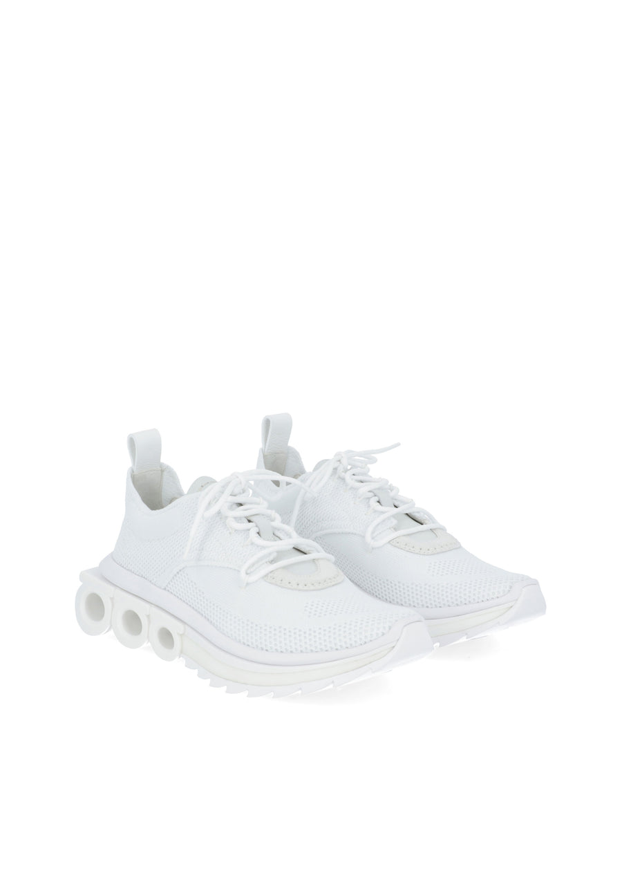 Ferragamo Sneakers suela Gancini para mujer FRG-ZDNIMAKN