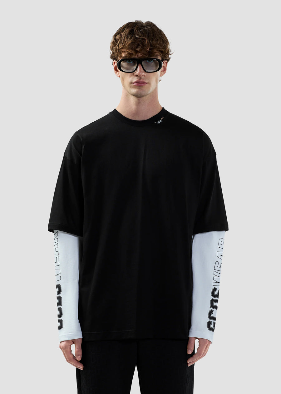 GCDS T-Shit Layered GCD-M2206JF1