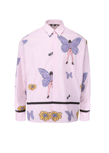 GCDS Camisa estampada GCD-M240403