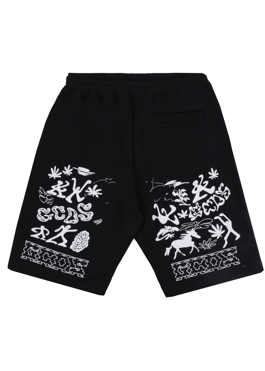 GCDS Shorts con estampado gráfico GCD-M300642