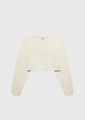 GCDS Sudadera corta estampada GCD-W1516JG5