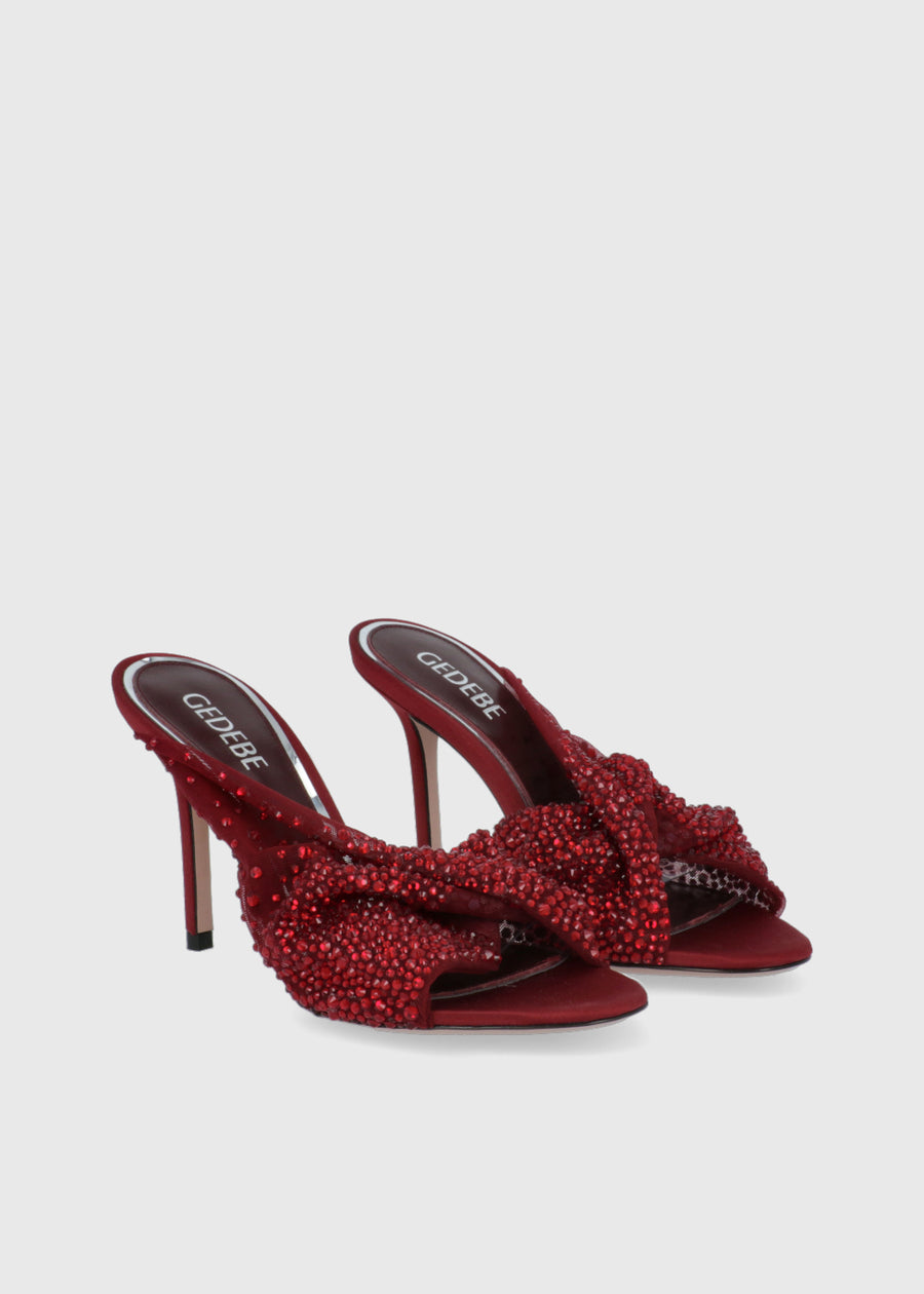 Gedebe Mules Mariel 105 Tul Rojo GDB-MARIE105