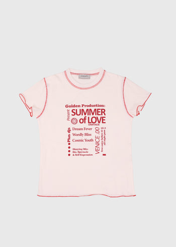 Golden Goose T-shirt Summer of Love GLG-P02223