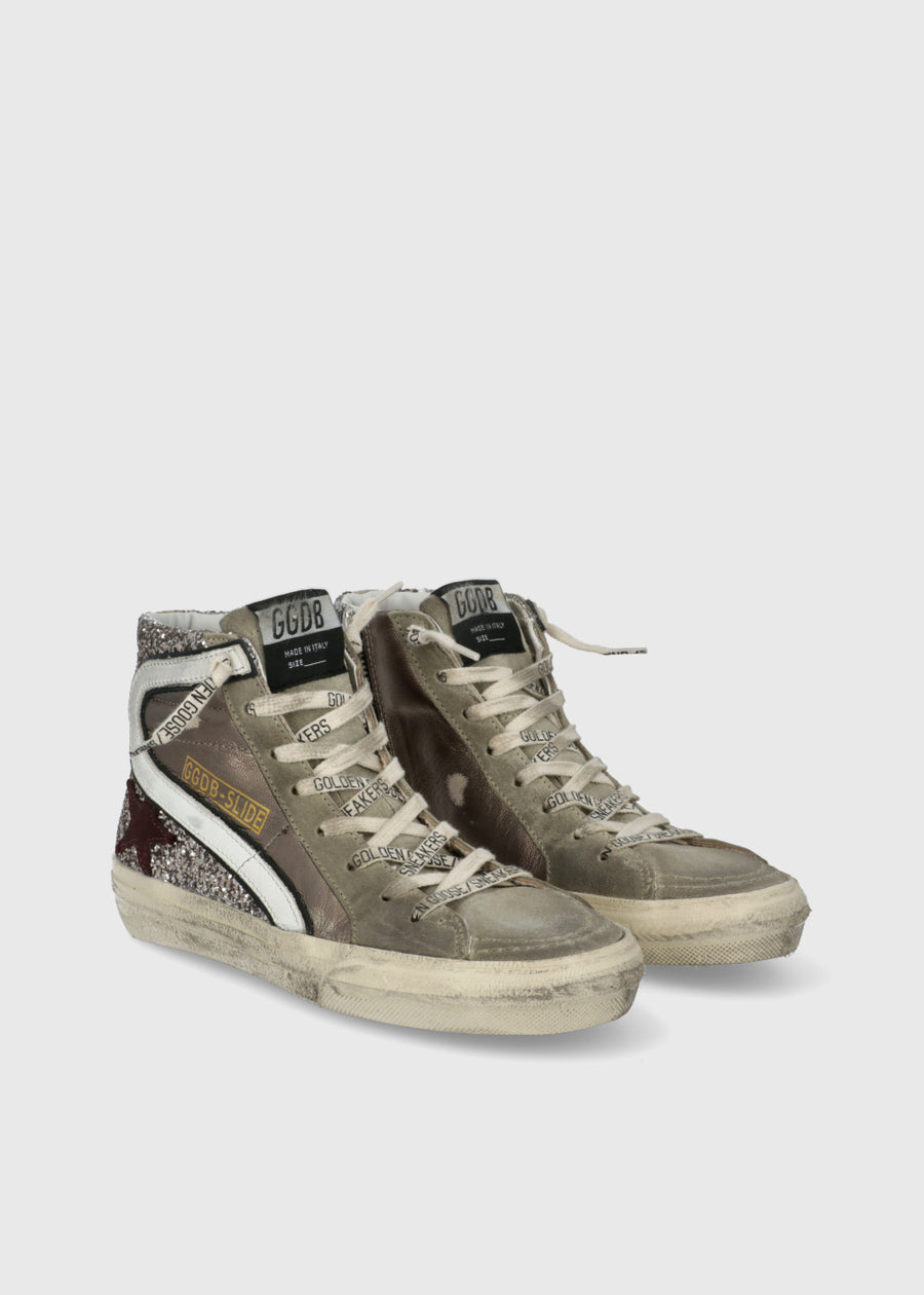 Golden Goose Sneakers altos Slide para mujer GLG-ZDSLIDE