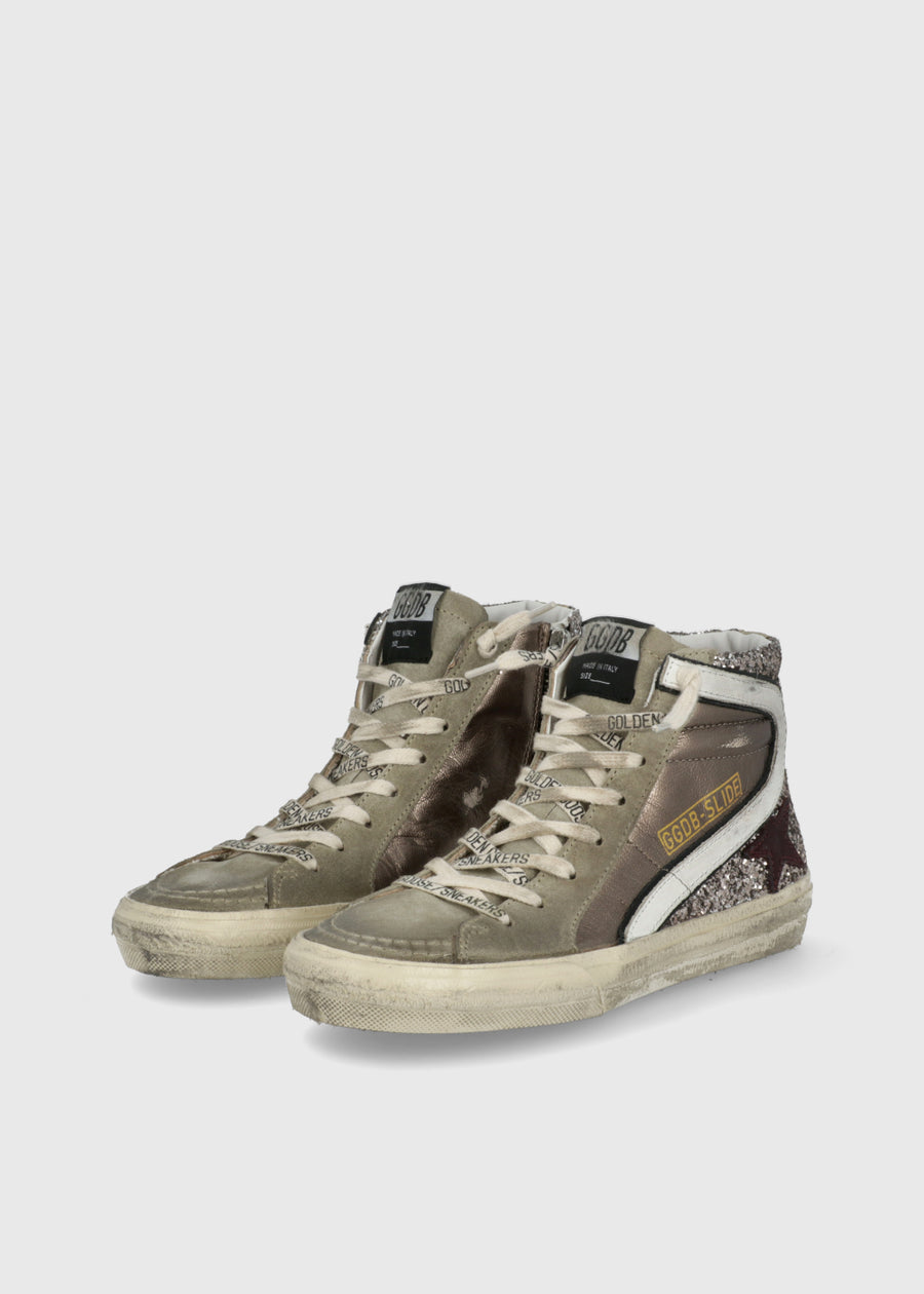Golden Goose Sneakers altos Slide para mujer GLG-ZDSLIDE