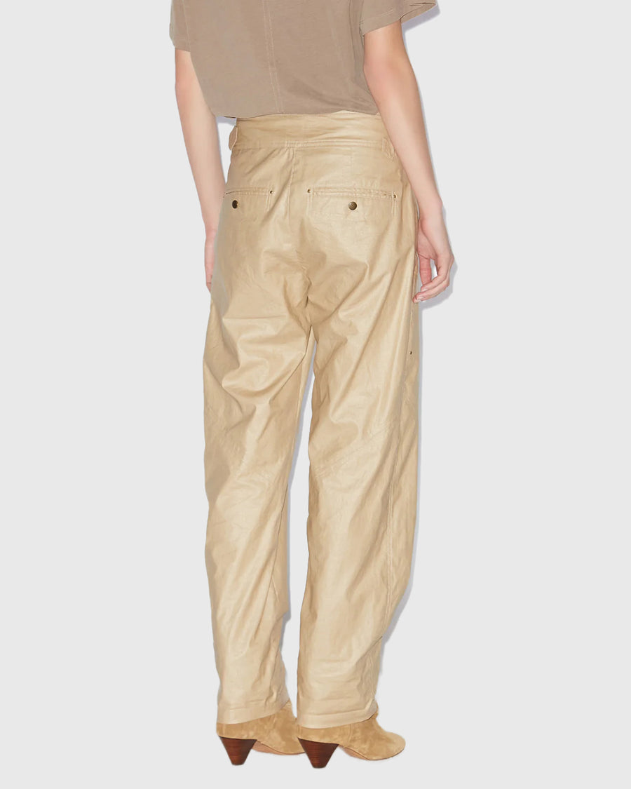 ISABEL MARANT Pantalón recto Fidji ISM-FIDJI