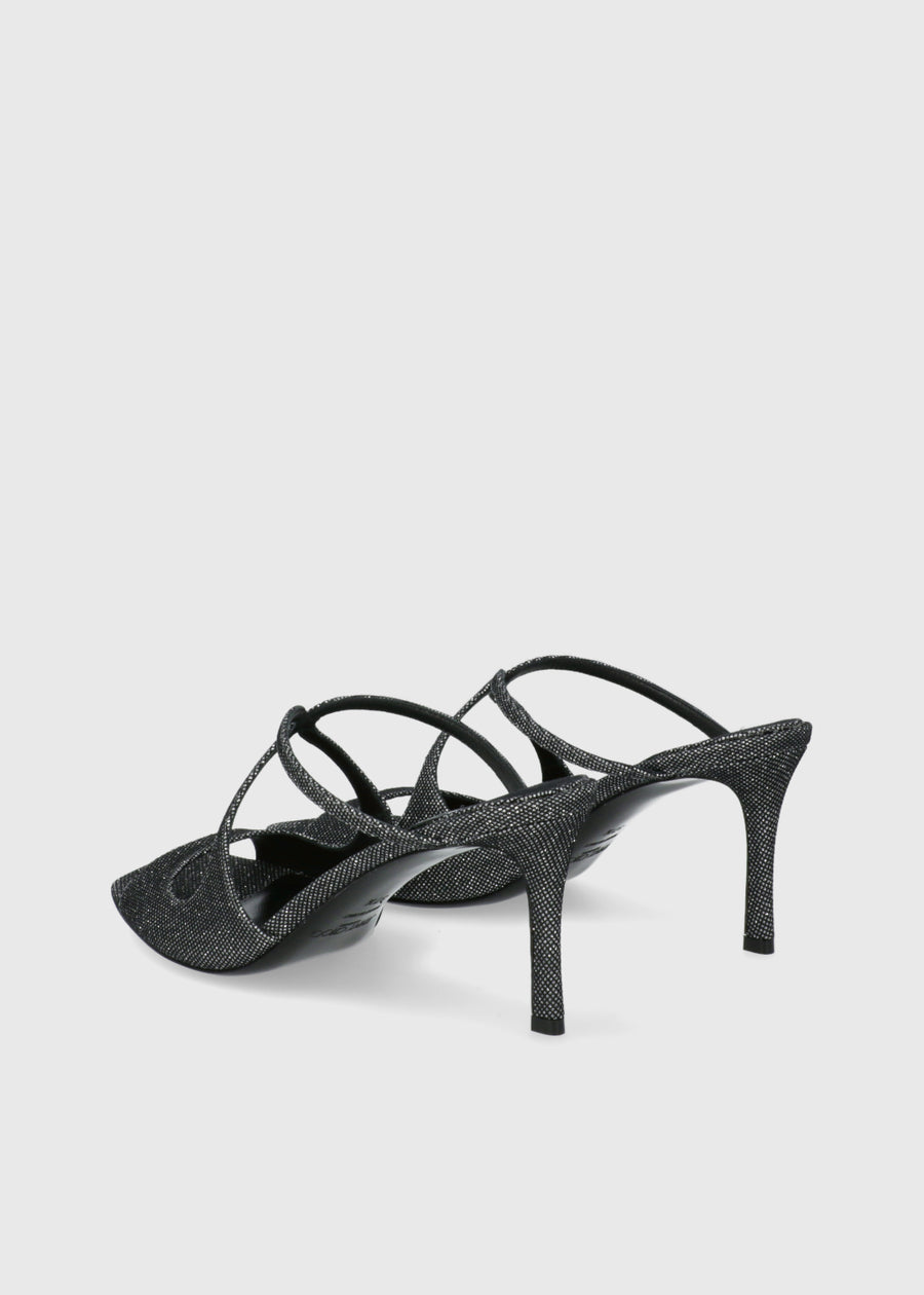 Jimmy Choo Sandalias Anise Glitter Slide JCH-ANISE75