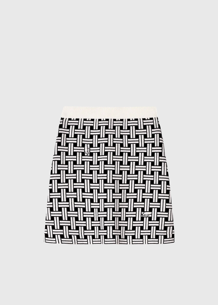 KENZO Falda corta estampado jacquard KNZ-JU4603CA