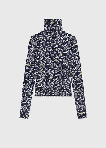 KENZO Top Marguerite All-over Chiffon KNZ-TO7254RA