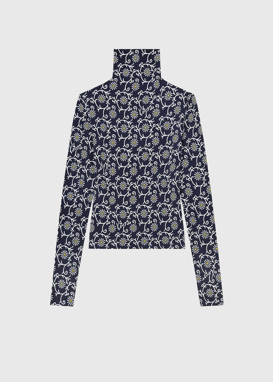KENZO Top Marguerite All-over Chiffon KNZ-TO7254RA