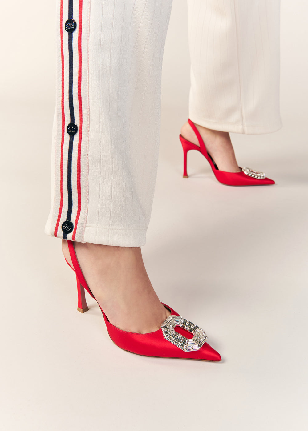 Amina Muaddi Camelia Slingback Pumps MMD-CAMES105