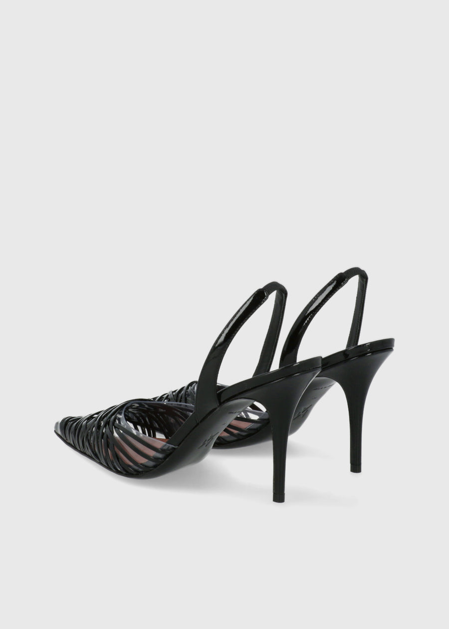 Amina Muaddi Zapatillas Slingback Pumps Lori MMD-LORISL90