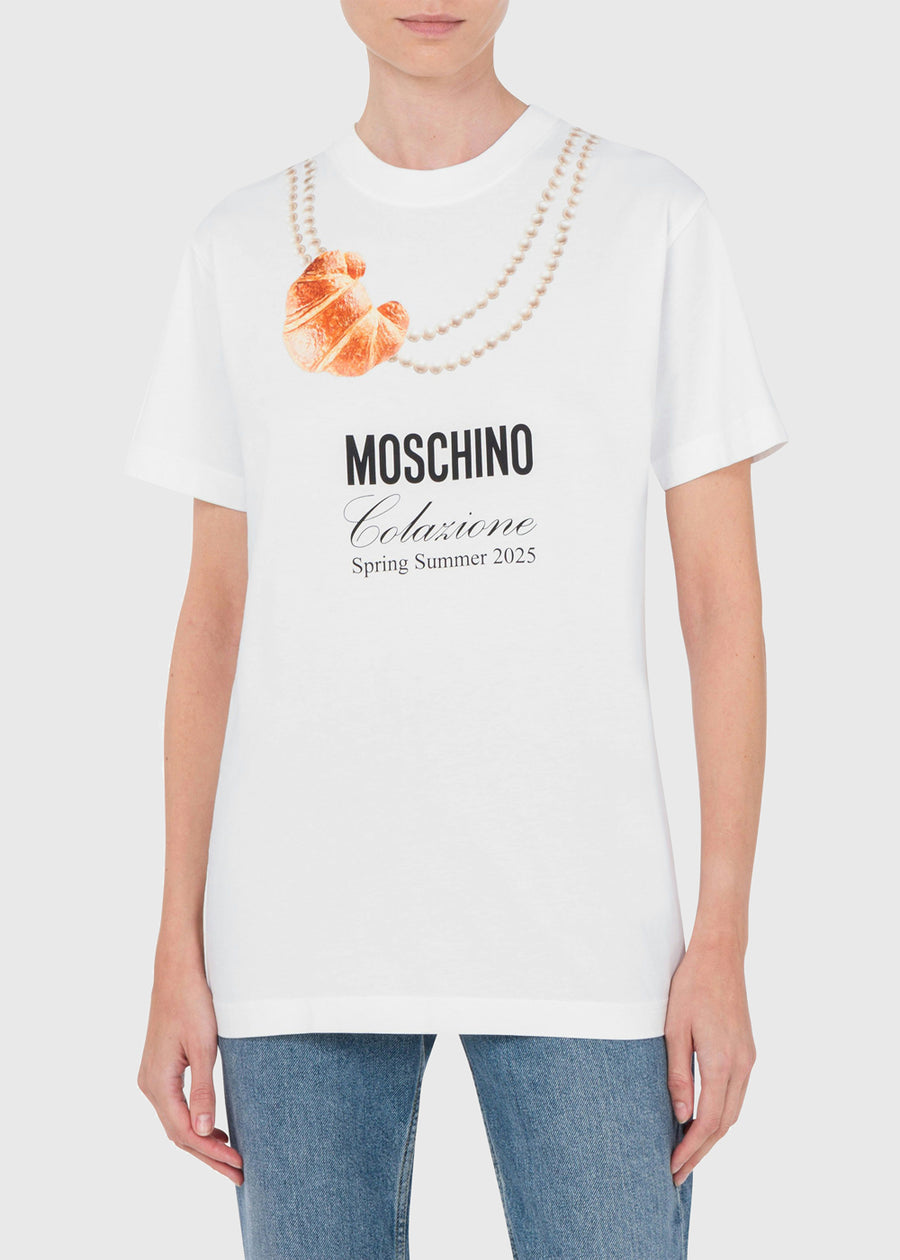 Moschino T-Shirt con Flecos MSC-2EA0703