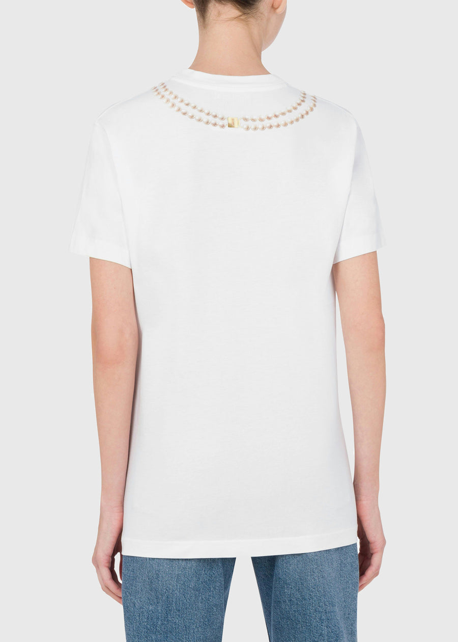 Moschino T-Shirt con Flecos MSC-2EA0703