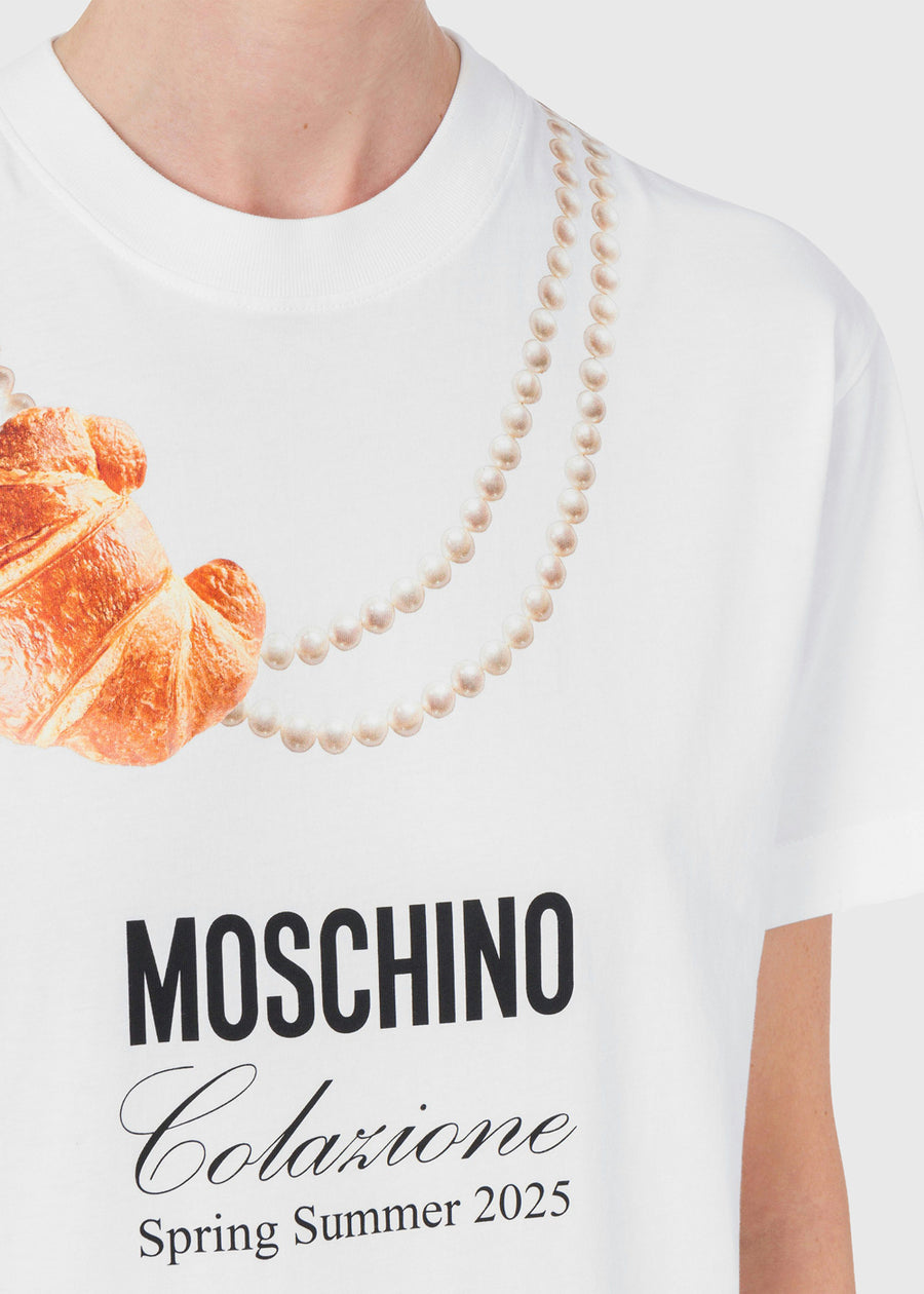 Moschino T-Shirt con Flecos MSC-2EA0703