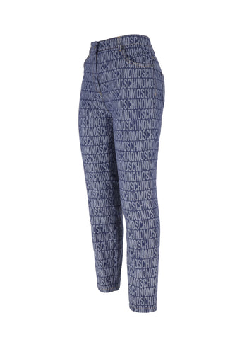 Moschino Jeans monograma fit recto MSC-A0315772