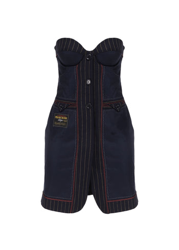 Moschino Vestido bustier de lana MSC-A0414