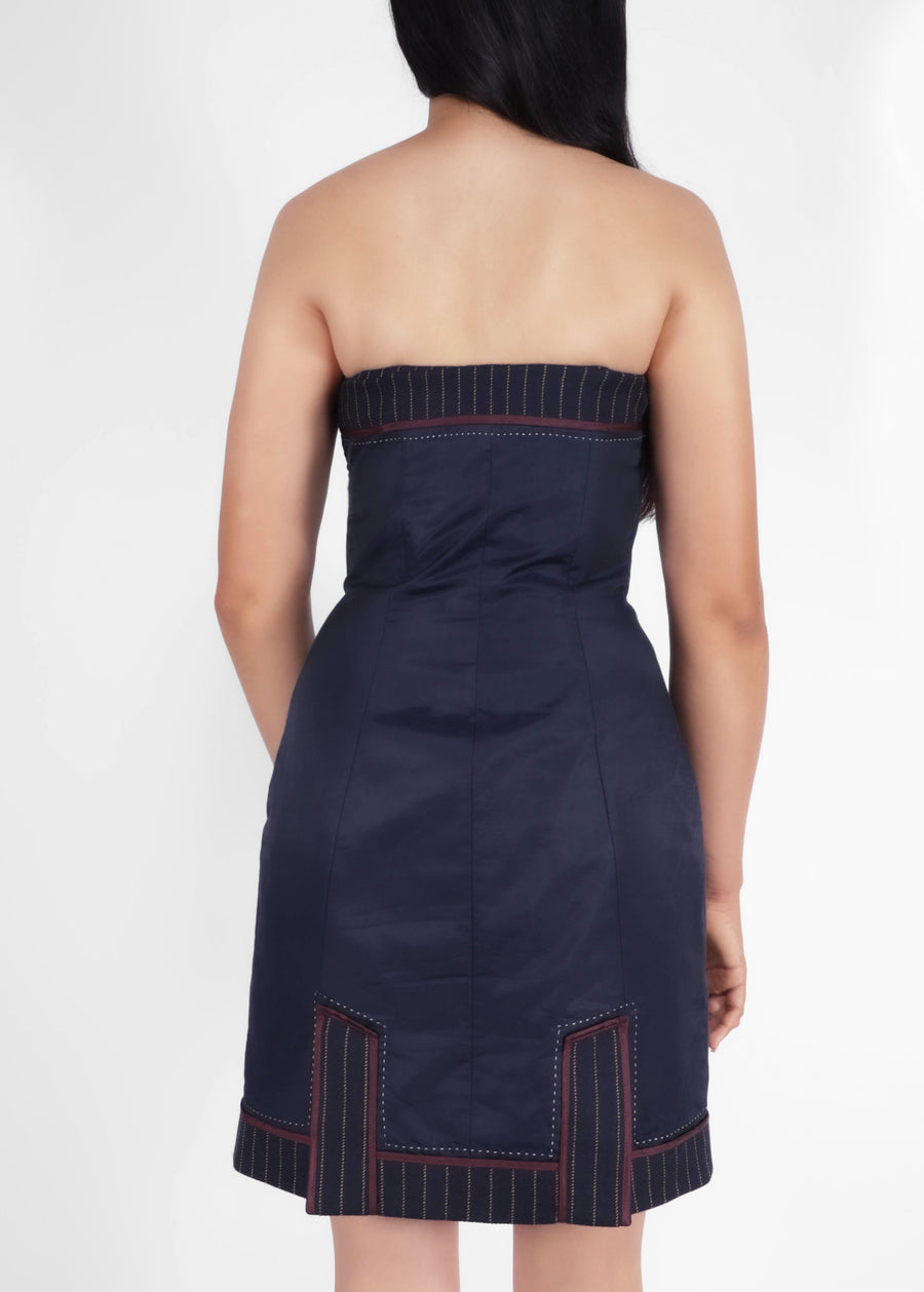 Moschino Vestido bustier de lana MSC-A0414