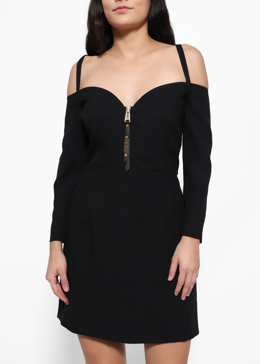 Moschino Vestido corto con cremallera MSC-A0436