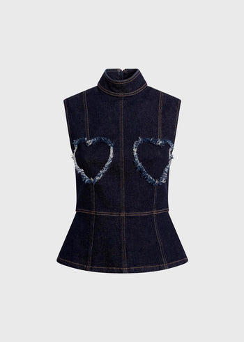 MOSCHINO top denim MSC-A0808