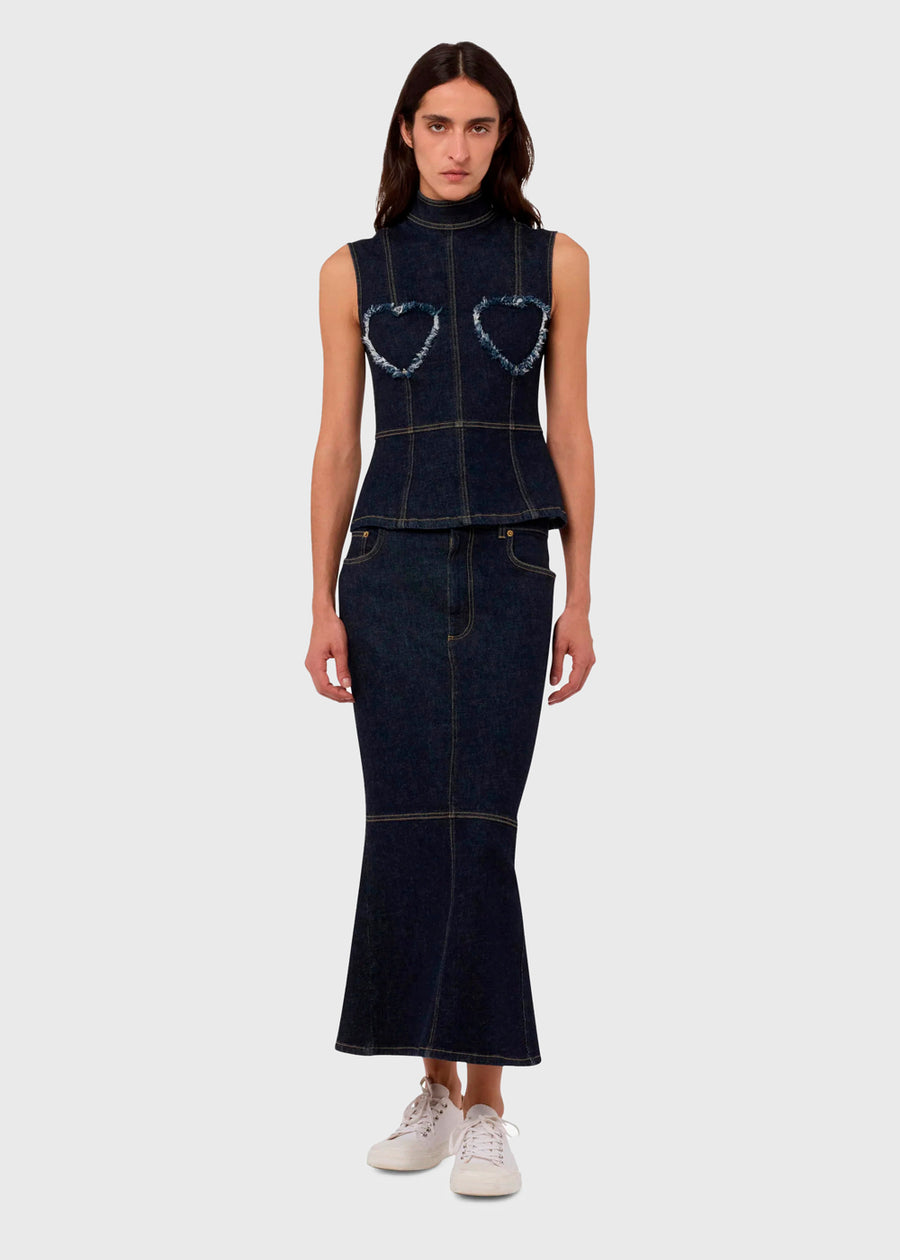 MOSCHINO top denim MSC-A0808