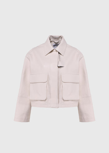 Moschino Chamarra de piel MSC-A3705