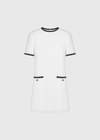 Moschino Vestido con ribete en contraste MSC-J0422